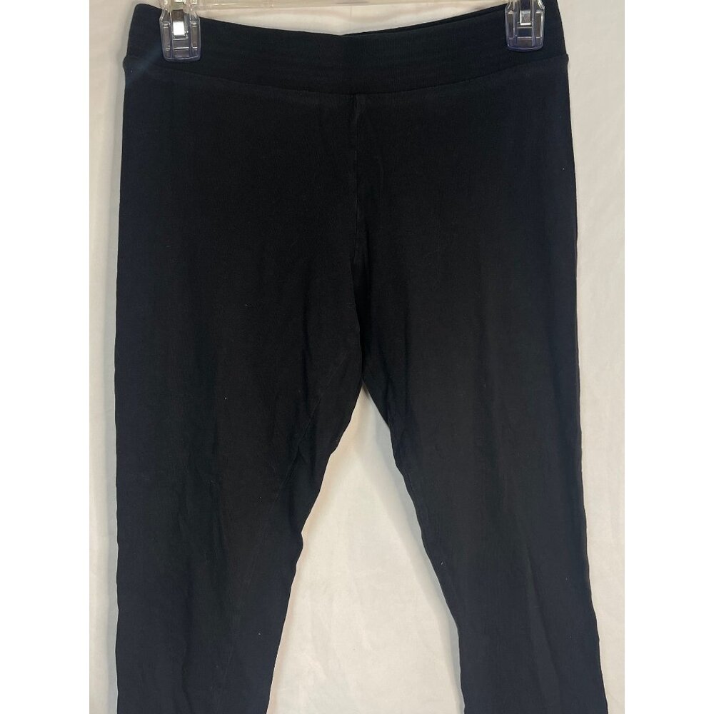 Mossimo Women's medium 3/4 length stretch pants black waist 30" rise 8.5" READ - Picture 5 of 5